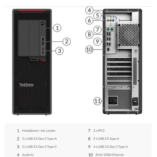 Lenovo ThinkStation P620 Workstation with Xeon Scalable Processors 1TB SSD and DDR4 SDRAM