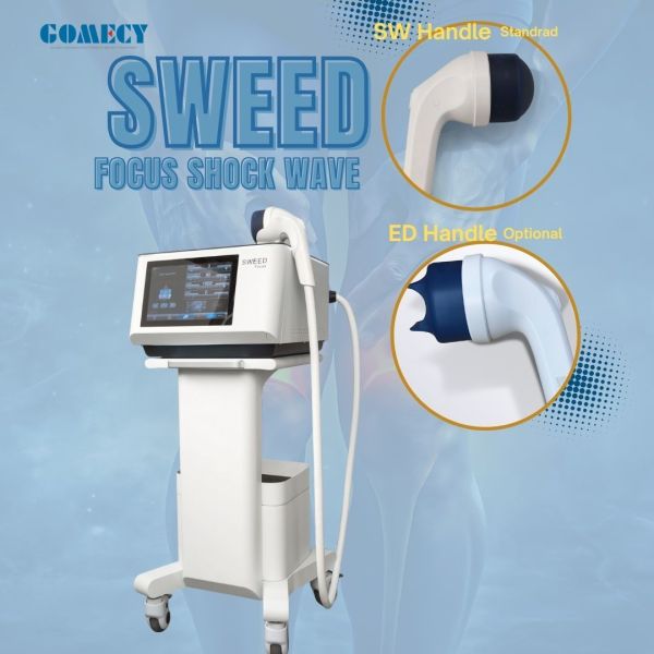 Electromagnetic Focus Shockwave Eswt Focused Shock Wave Therapy Machine Pain Relief Physio Low Back Knee Pain Physiotherapy