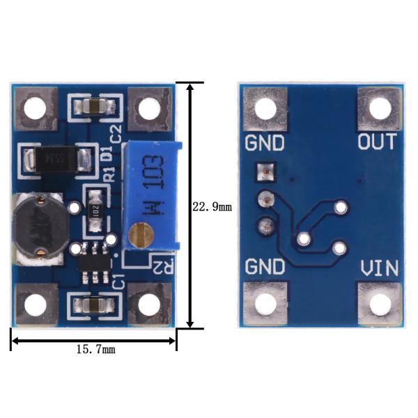 Модуль преобразователя повышения напряжения 2А для внедрения источника питания постоянного тока SX1308