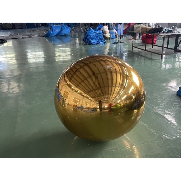 Hot Sales Giant Silver Disco Ballon Shinny Inflatable Mirror Ball PVC Inflatable Event Decoration Wedding Gold Silver Ball