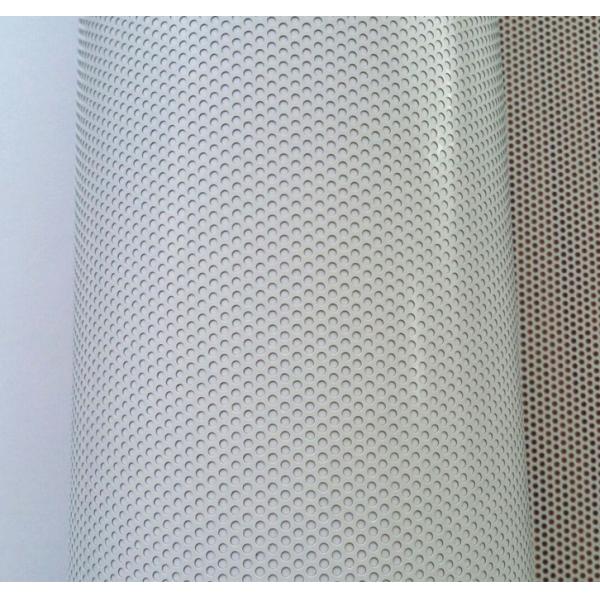 Outdoor One Way Perforated Vinyl , Heat - Resistant One Direction Window Film Roll