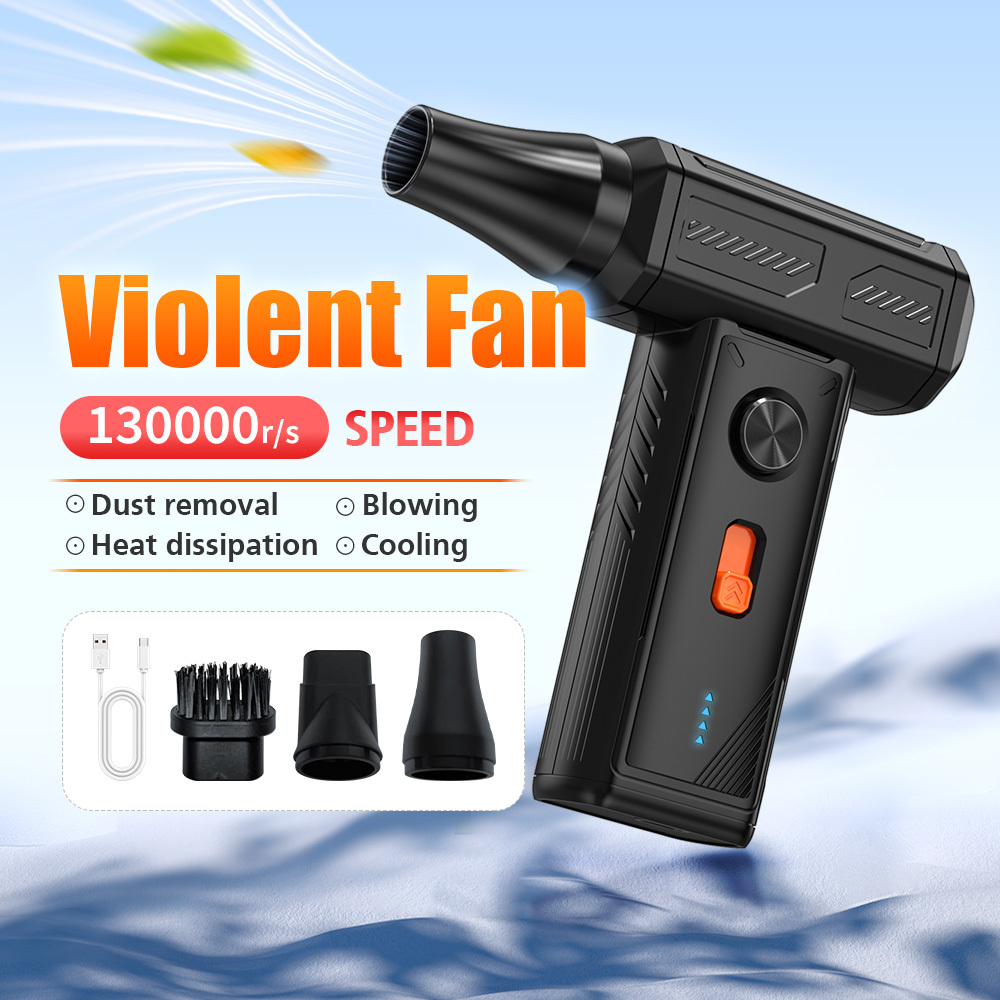 JYS Powerful Solar-Powered 15W ABS Material Universal Fit Dry Car Jet Air Blower Violent Fan for Vehicle Care and Maintenance