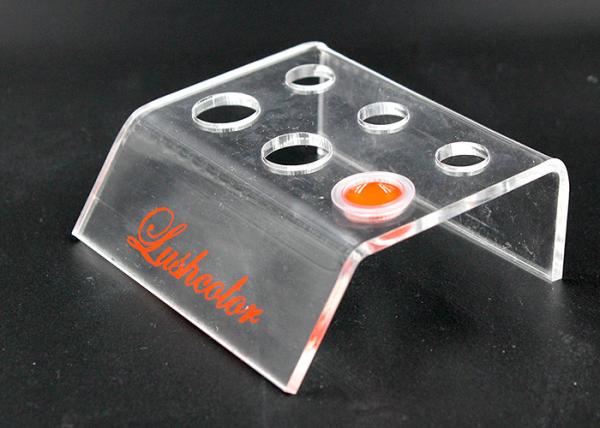 Transparent Acrylic Ink Cup Holder Permanent Makeup 6 Cups For Tattooing