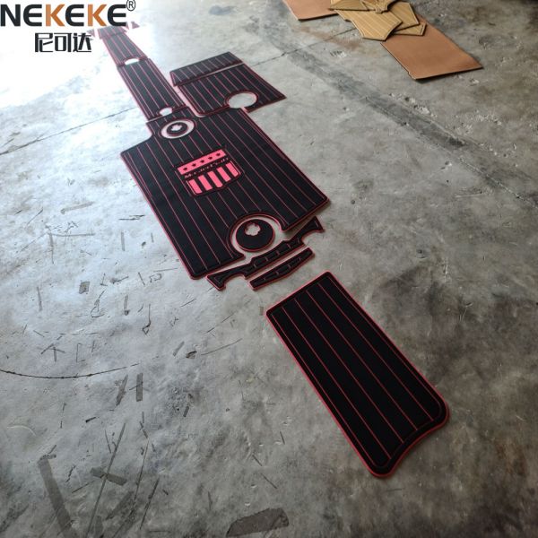 6mm Thickness 3000H UV Resistant Self Adhesive Marine EVA Flooring Boat Deck Mat for 2011 MasterCraft X25