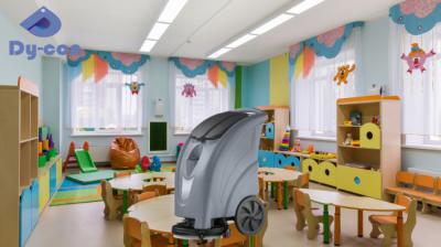Ultra-Quiet Kindergarten Floor Scrubber – Safe & Clean Play Areas
