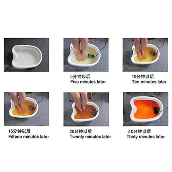 Ion Cleanse Foot Spa Machine ionic detox foot spa with Plastic Basin