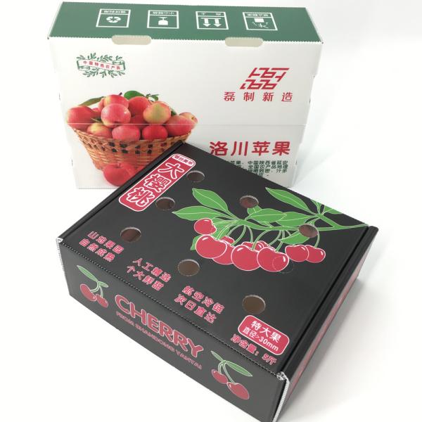 3.5mm Apple Cherry Plastic Corrugated Foldable Boxes moulent anti- CMYK