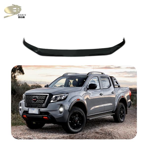 PC Material Car Bonnet Guards For Nissan Navara D23 2021 Auto Bug Deflector 2020