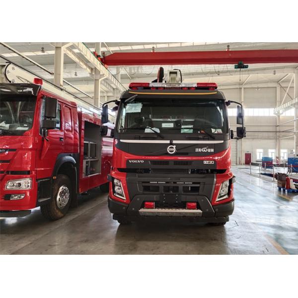 Heavy Duty 8x4 Drive Rescue Water Tanker Fire fighting Truck with Crew Room