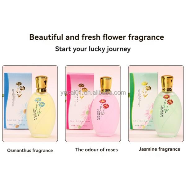 Female Perfume 50ml Light and Long-lasting Scent with Osmanthus Rose Gardenia from Paris