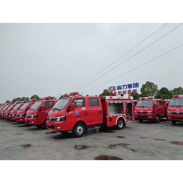 Dongfeng 6 Wheels 1,000-Liter Fire Fighter Vehicle Water Tank Fire Fighting Truck