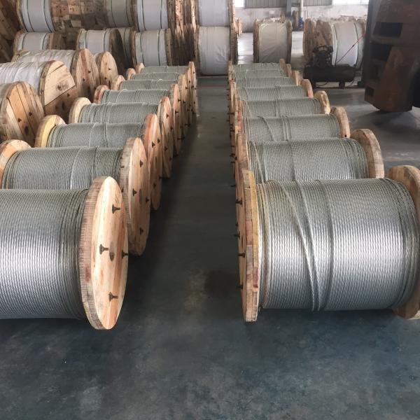 Hot Dipped 1 2 Inch Galvanized Steel Rope For Guy Wire With Left Hand Lay Direction