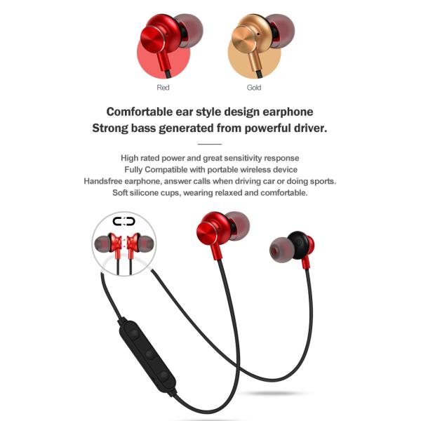 Multi Drop Connection Wireless Stereo Earphones 70mAH RoHS Approved