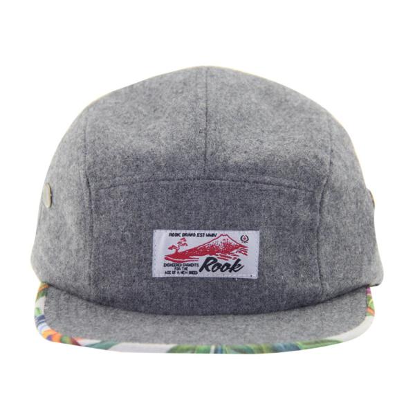 Personalized Wool Blend 5 Panel Camp Caps Adult Size Unconstructed