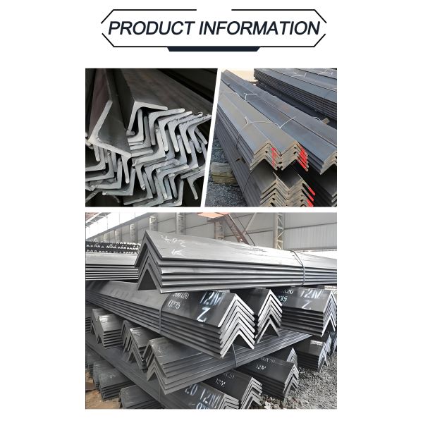38x38mm Equal Structural Steel Profiles Powder Coated Slotted Angle Steel Bars