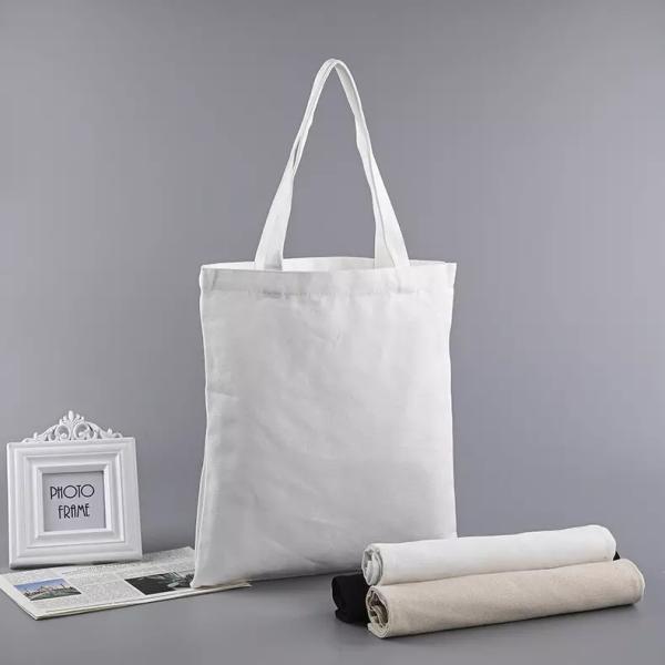Custom Design Eco-Friendly Organic Cotton Canvas Shopping Bag with Customized Logo