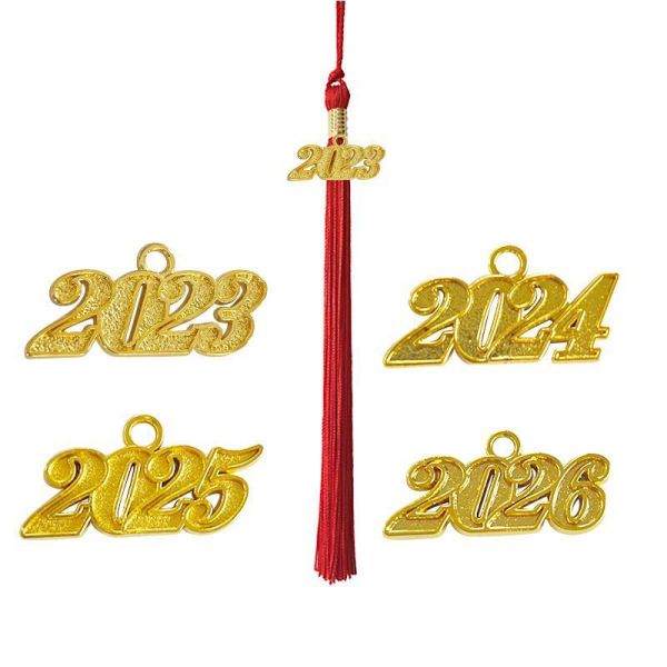 Double Sided Printing Sublimation Graduation Tassel Photo Charm For Graduation Cap Custom Graduation Tassel Charms