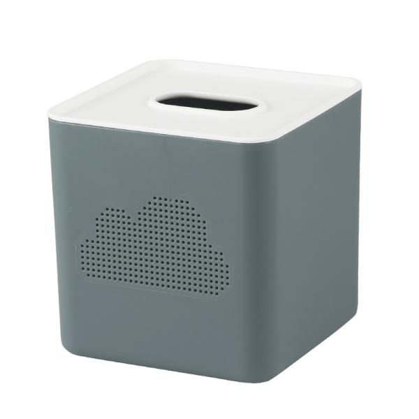 159g Plastic PP Square Bedroom Paper Tissue Box Non Burr 13cm