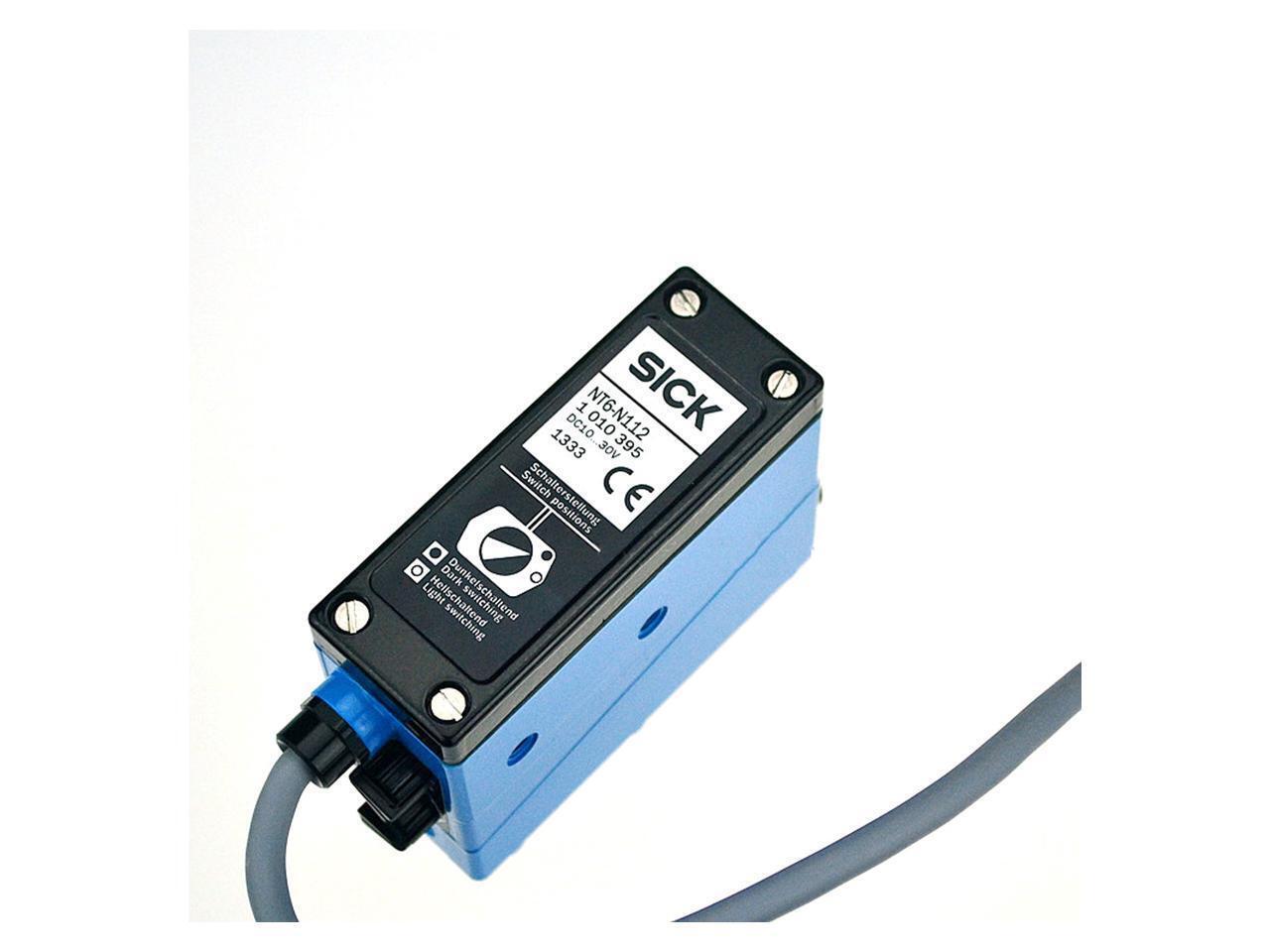 SICK NT6-N112 Photoelectric Switch Light Barrier Metal Casing Through Beam Conveyor Monitoring Sensor