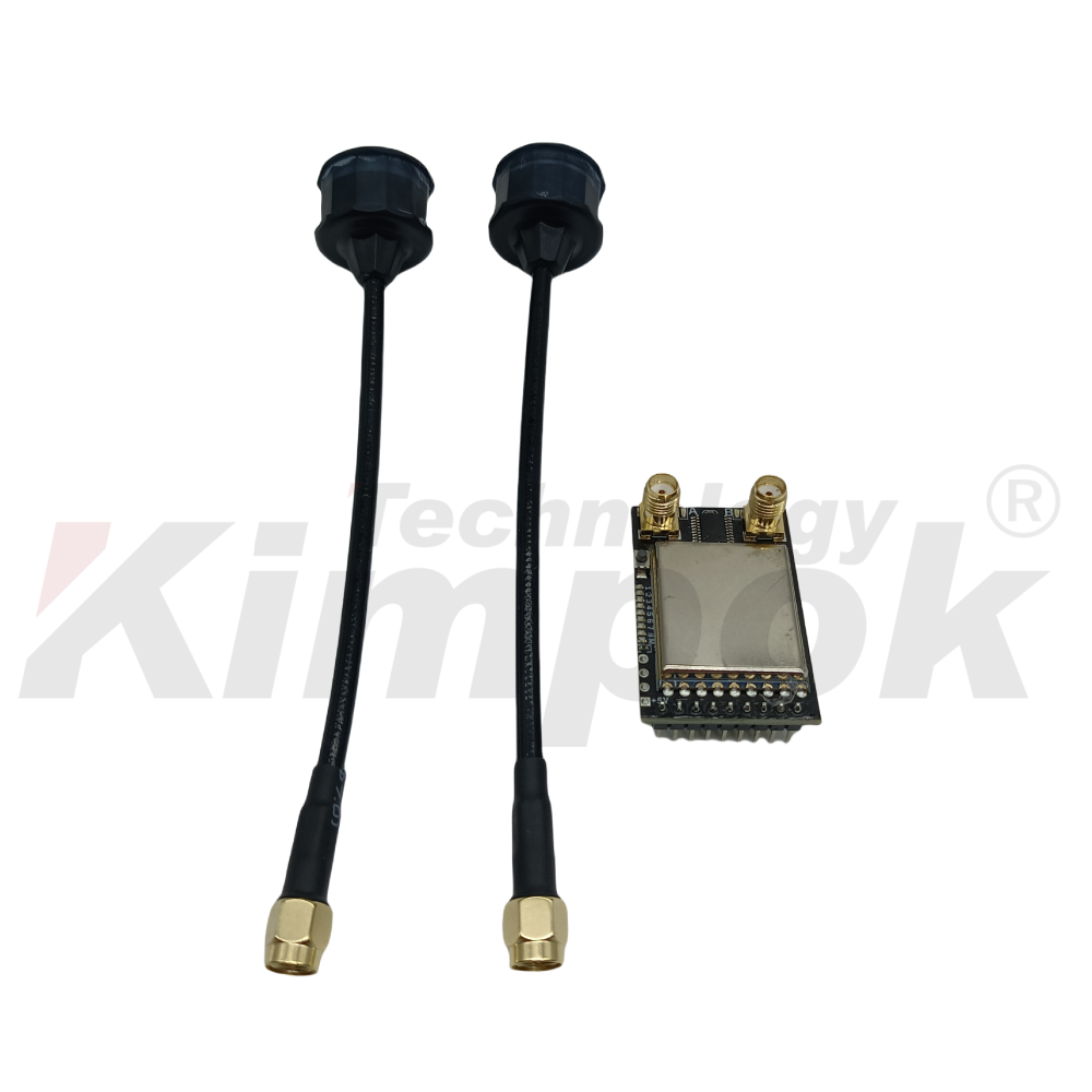 4.9G-5.9G VRX Receiver with 80 Channels and Dual Antenna for FPV VTX Module