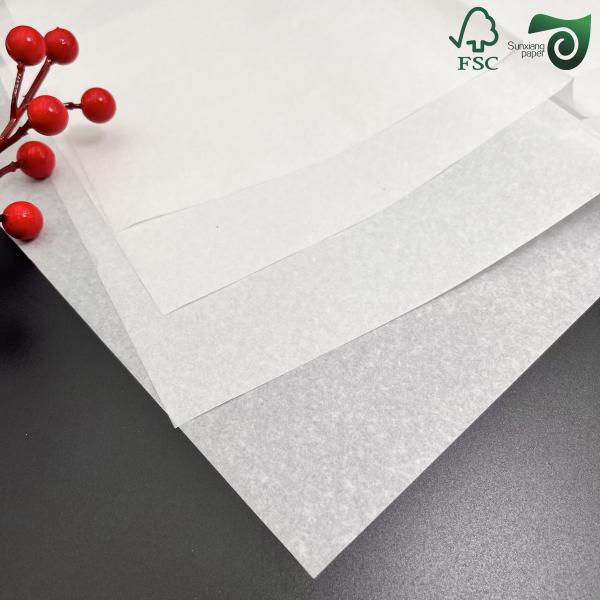 Produit alimentaire de qualité alimentaire papier d'emballage en contact direct résistant à l'huile écologique revêtu FSC