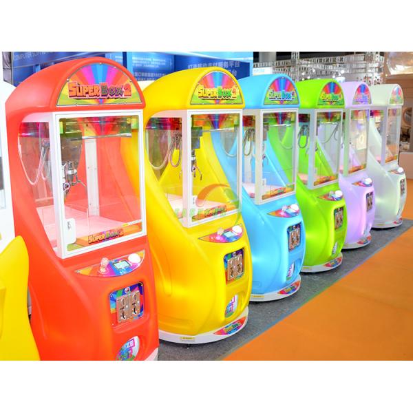 Colorful Super Box 2 Mini Claw Arcade Game Machine For Shopping Mall