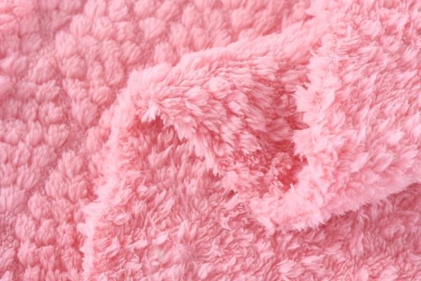 New Arrive Soft 100 Polyester Cotton Jacquard Embossed Fleece Fabric for Shoes Men Womens Clothing