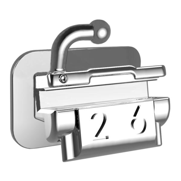 Made of Stainless steel self ligating buccal tube helping to move teeth into the desired position