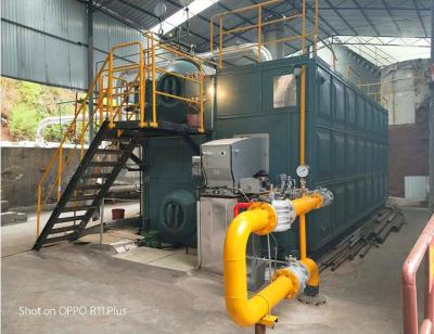 SZS Double Drums Horizontal Waste Oil Natural Gas Fired Steam Boiler for paper plant