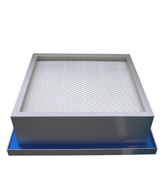 Конструкция панельного фильтра H13 Deep Pleat HEPA Filter с алюминиевой рамой