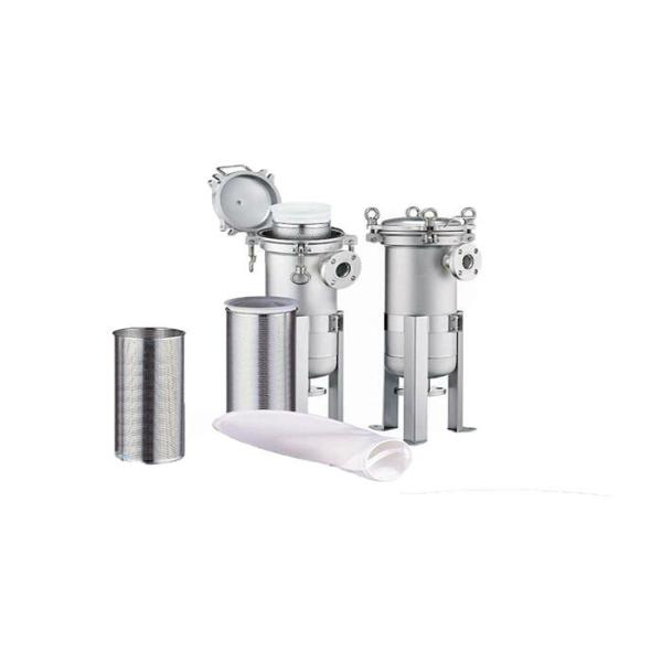 304/316 Stainless Steel Bag Filter Housing , Liquid Bag Filter Housings For Liquid