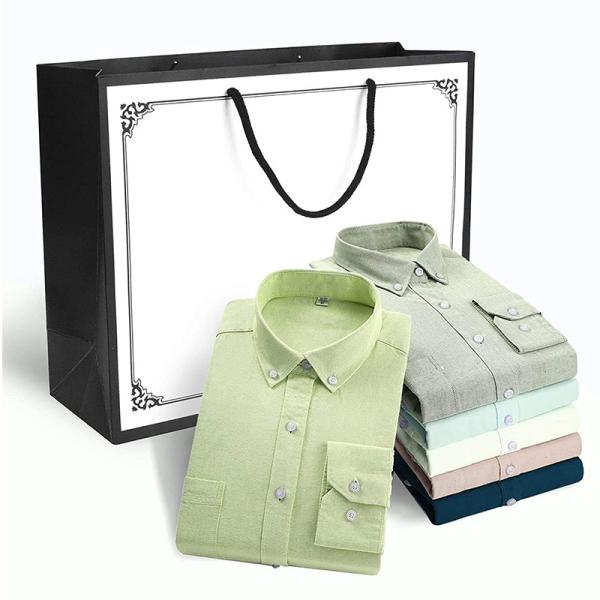 Recyclable Kraft Paper Gift Bags For Women'S Luxury Clothes Retail Store Packaging