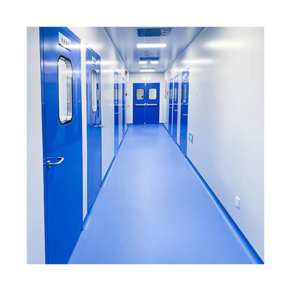 Stoving Varnish Pharma Steel Swing Cleanroom Door Dustproof