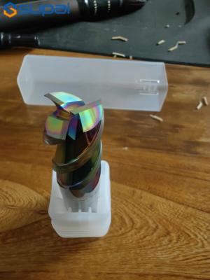 2-1/2 Inch Overall Length 3/8 Inch 3 Flute End Mill For Aluminum Uncoated Coating
