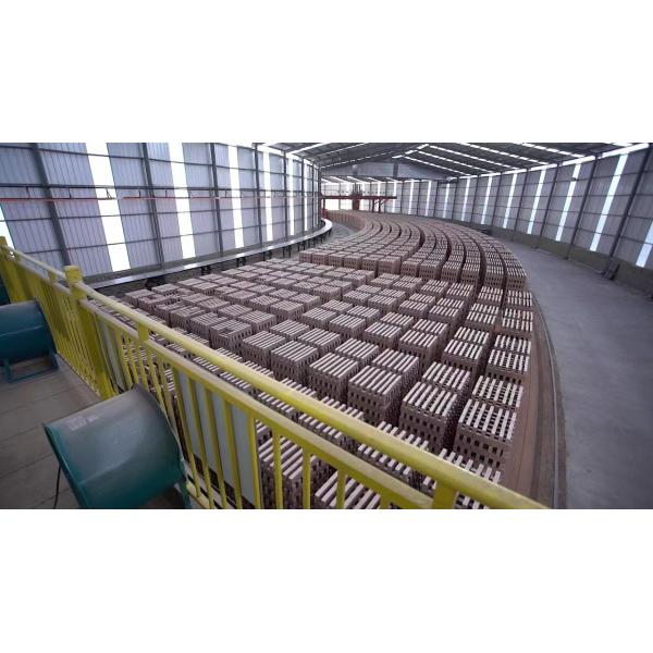 Глинистый кирпичный печь передвижная вращающаяся туннельная печь 600000 кирпичей / день для фабрики по изготовлению глинистых кирпичей