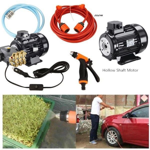 Трехфазный мотор АК 7.5хп полого вала 1450Рпм 5.5кв для очищая машины