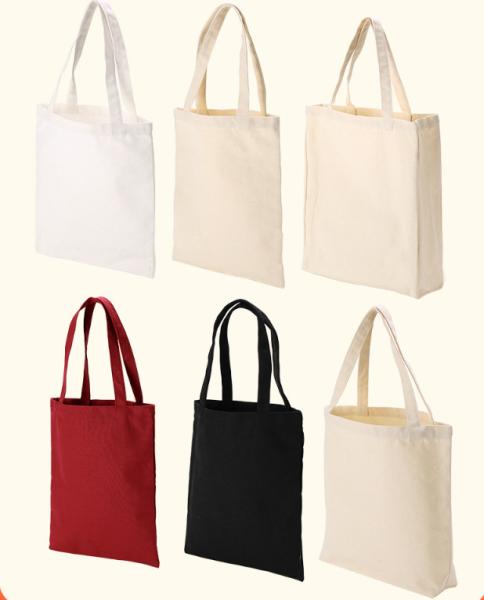 Varejo de Bolso Diário Sustentável Sacos de Canvas Laváveis Naturais 12oz