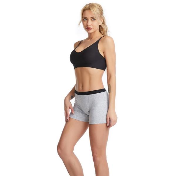 Sleep Sliding Waterproof Period Proof Shorts Plus Size 4 Layers Women'S Boxer Knitted Cotton Period