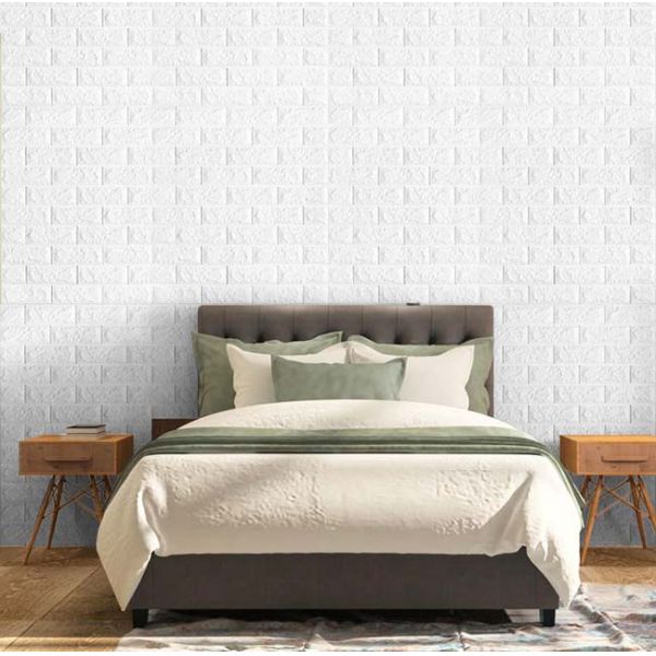 PE Foam Wall Home Stickers Waterproof 3D Brick Wallpaper For Decoration
