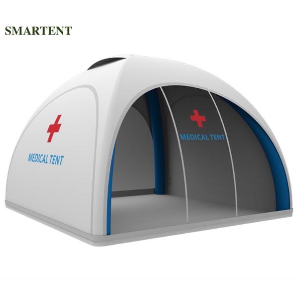 Isolation Inflatable Medical Tent Oxford TPU 3MX3M Portable White Transparent