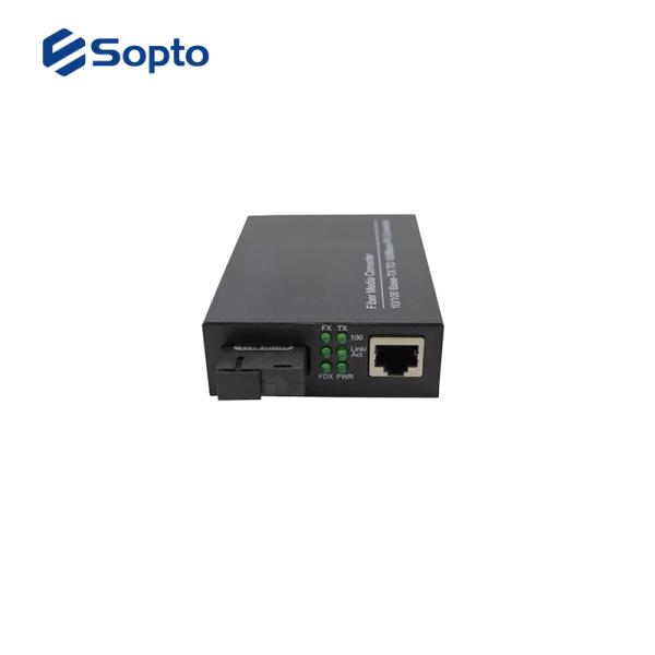 10/100M Data Rate Fiber Media Converter External Power Supply 220V AC