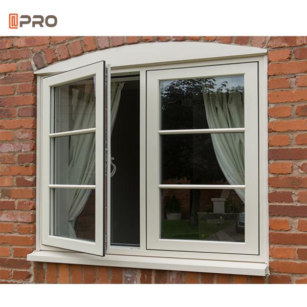 Aluminum Bay Casement Windows Double Glazed outdoor kitchen Windows