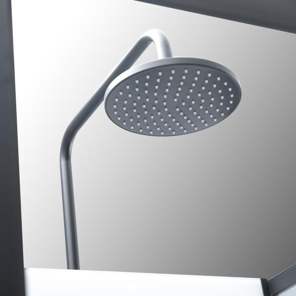 Fashion Pivot Door, Corner Shower Stalls , Square Shower Cabin with white acrylic tray