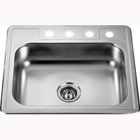 0.7mm Sus304 Stainless Steel Top Mount Workstation Sink One Piece