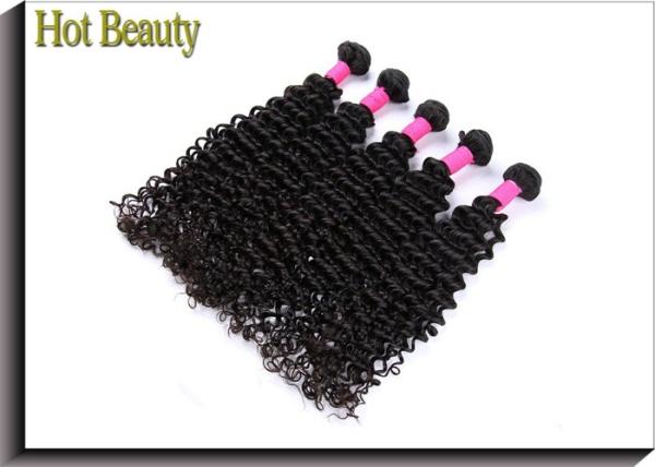 5A Brazilian Virgin Hair Deep Curl Double Weft Hair Can Be Dyed And Bleached