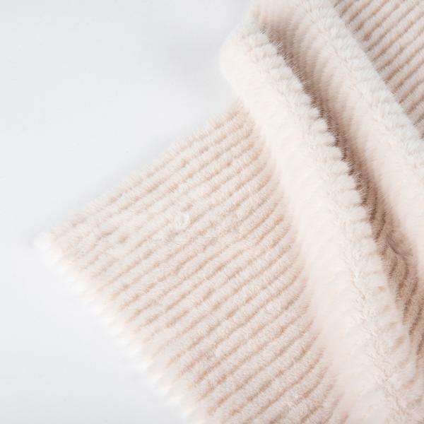 Soft and Cozy 100% Polyester Tricot Knitted Brushed Faux Fur Fabric for Ladies Coat