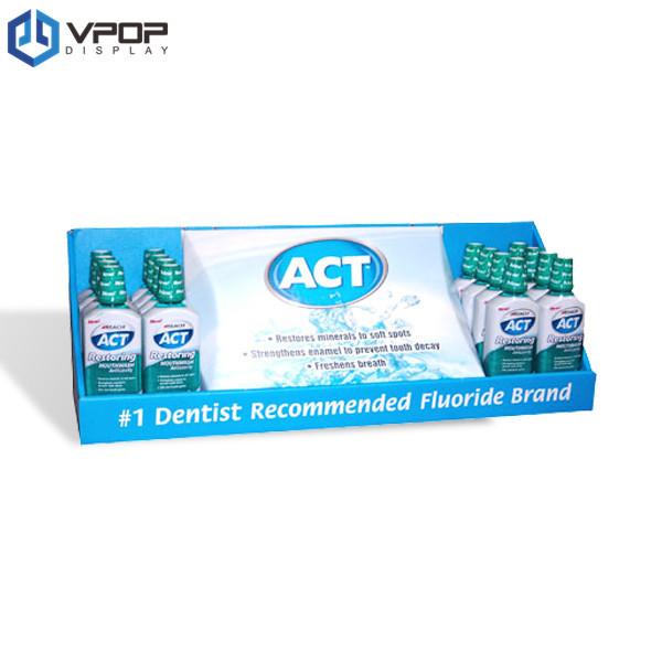 Advertising Portable Counter Hook Display Stand For Teeth Health Care Products