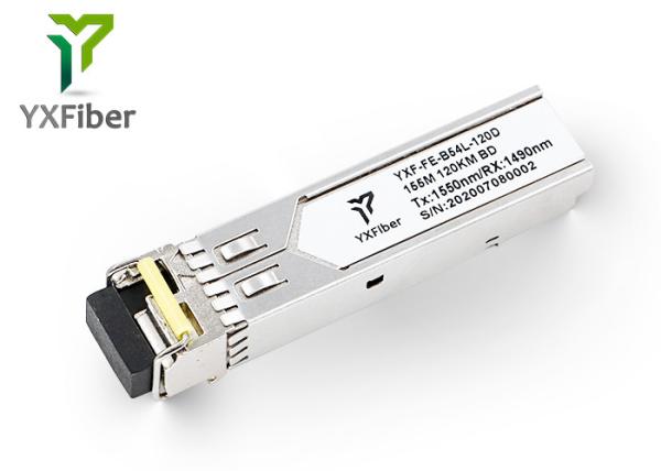 Módulo da fibra ótica do SC 155 Mbps de BIDI 120km 1550nm/1490nm LC
