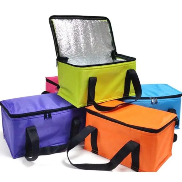 Bolsa de refrigeración aislada reutilizable para el transporte de alimentos