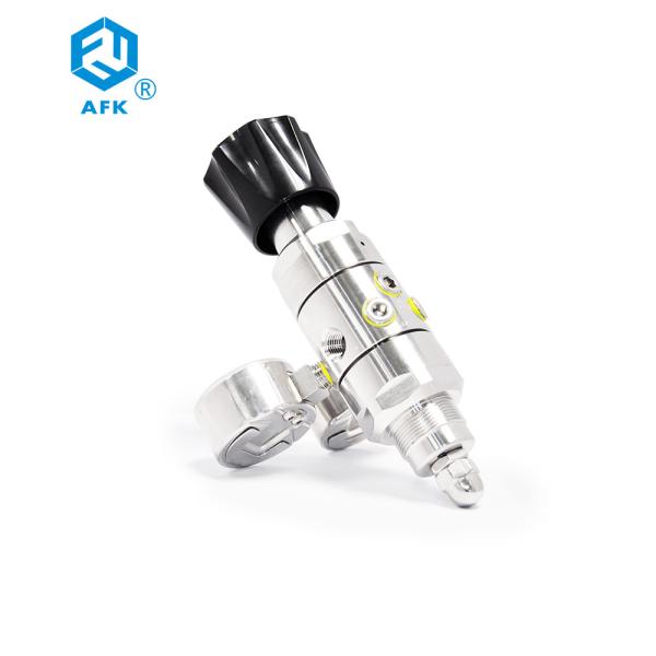 AFK R31 25MPa High Pressure Gas Regulator For Helium Chlorine Ammonia Argon Nitrogen